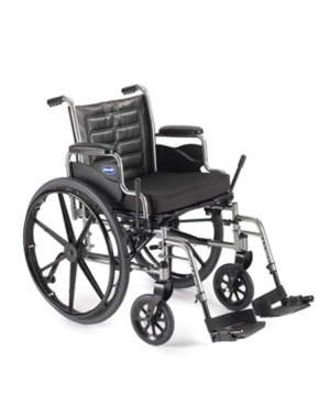 Invacare Tracer EX2 Wheelchair with Permanent Arms, 18" x 16"